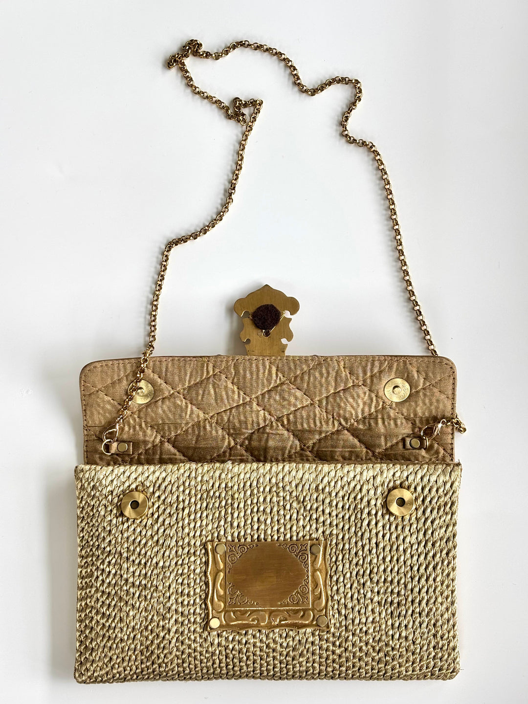 THE FILATO - LEATHER FLAP CLUTCH