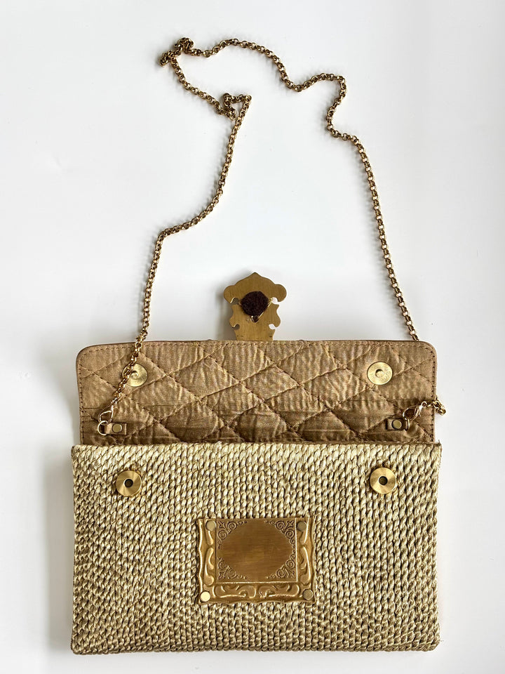 THE FILATO - LEATHER FLAP CLUTCH