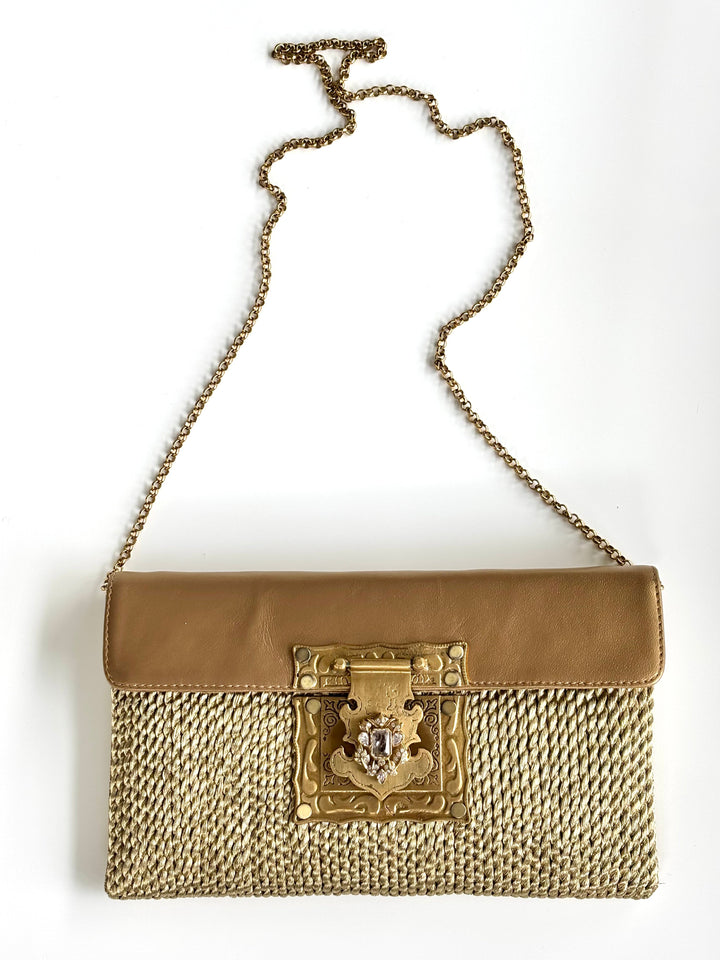 THE FILATO - LEATHER FLAP CLUTCH