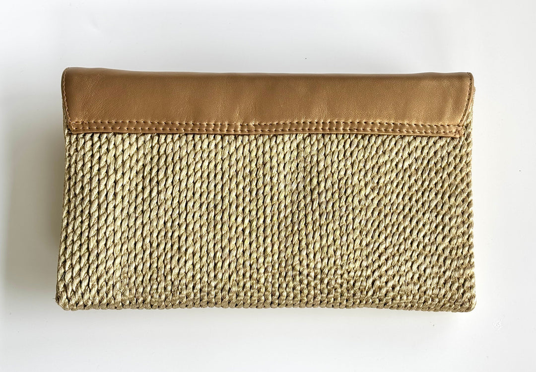 THE FILATO - LEATHER FLAP CLUTCH