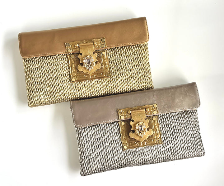 THE FILATO - LEATHER FLAP CLUTCH
