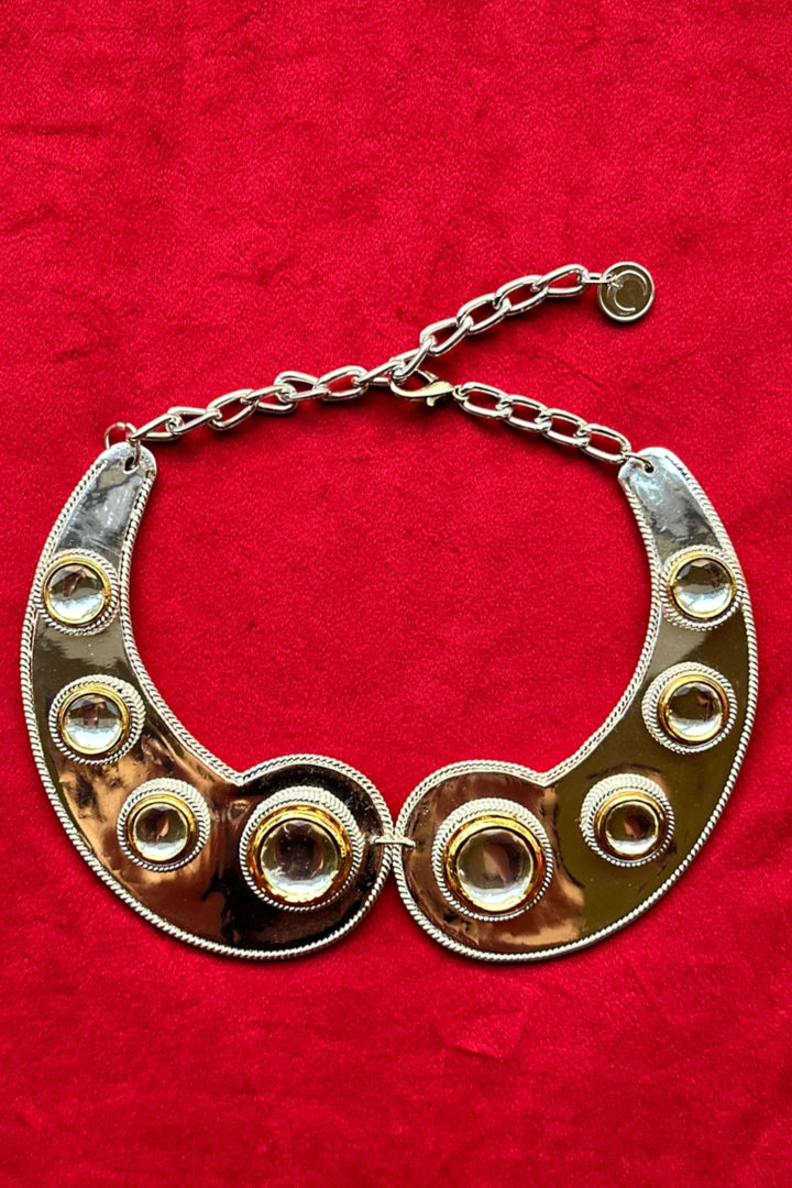 Polki Curl Collar Necklace