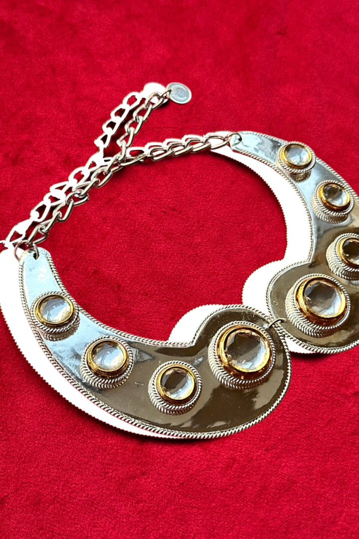 Polki Curl Collar Necklace
