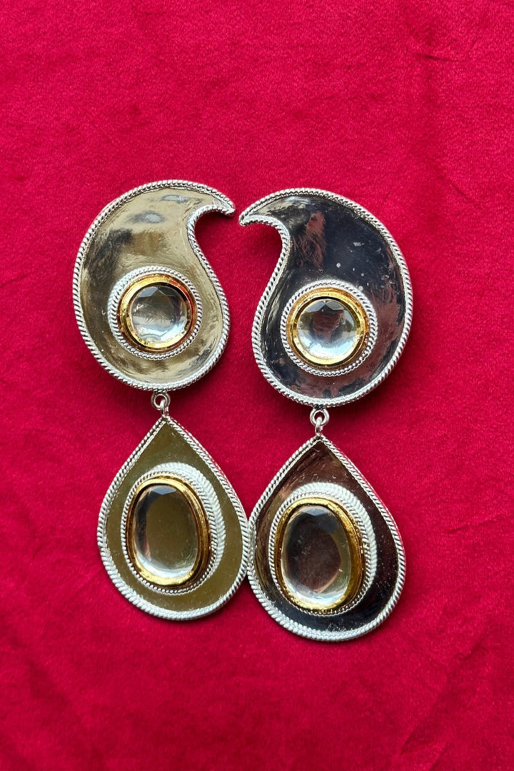 Polki Paisley Earcuffs Silver