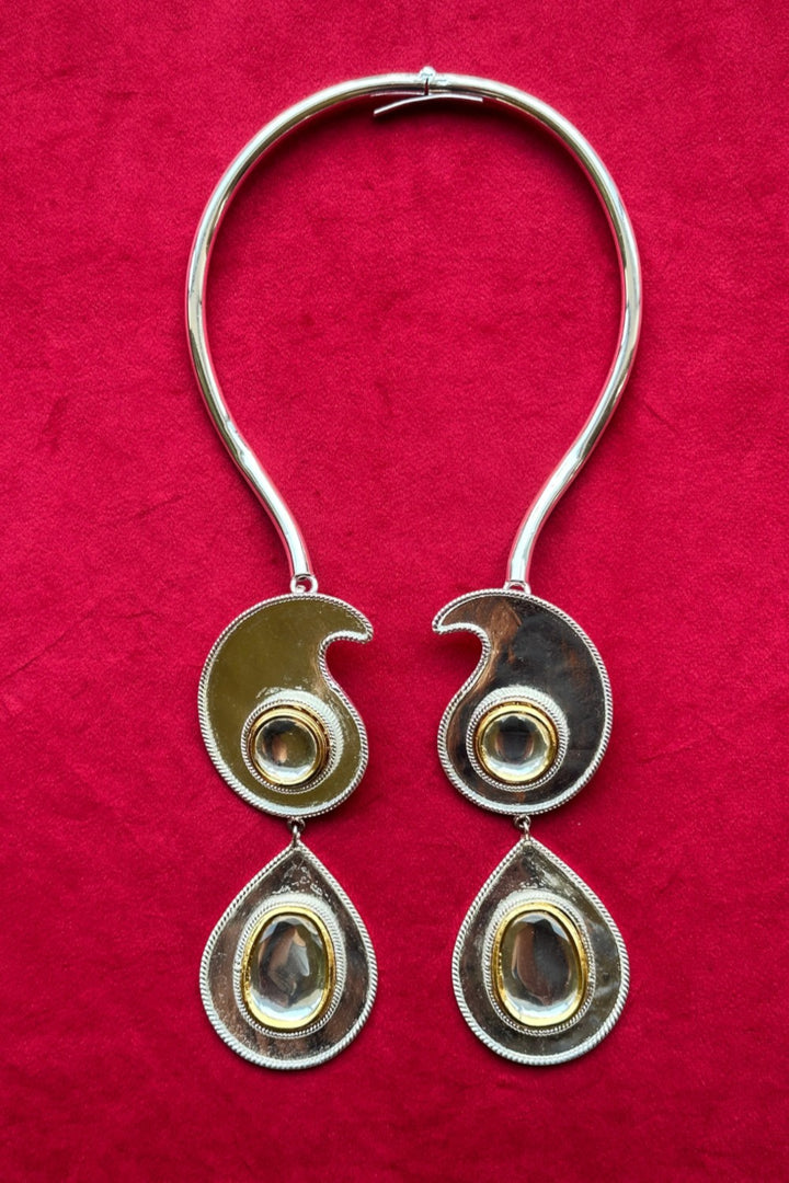 Polki Paisley Reverse Necklace