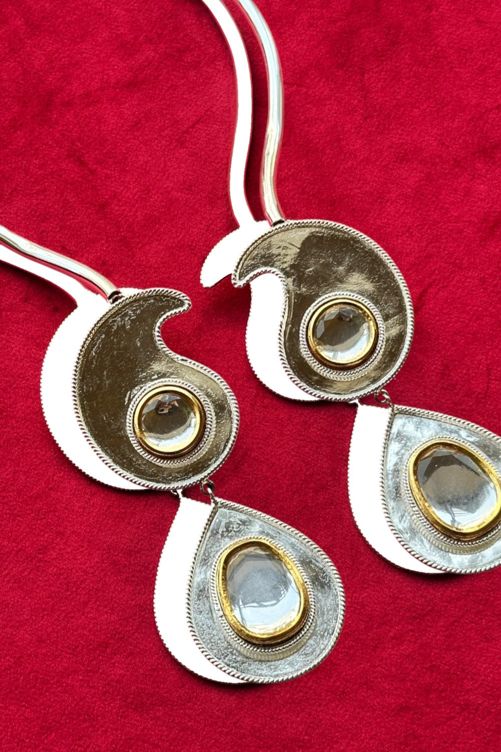 Polki Paisley Reverse Necklace