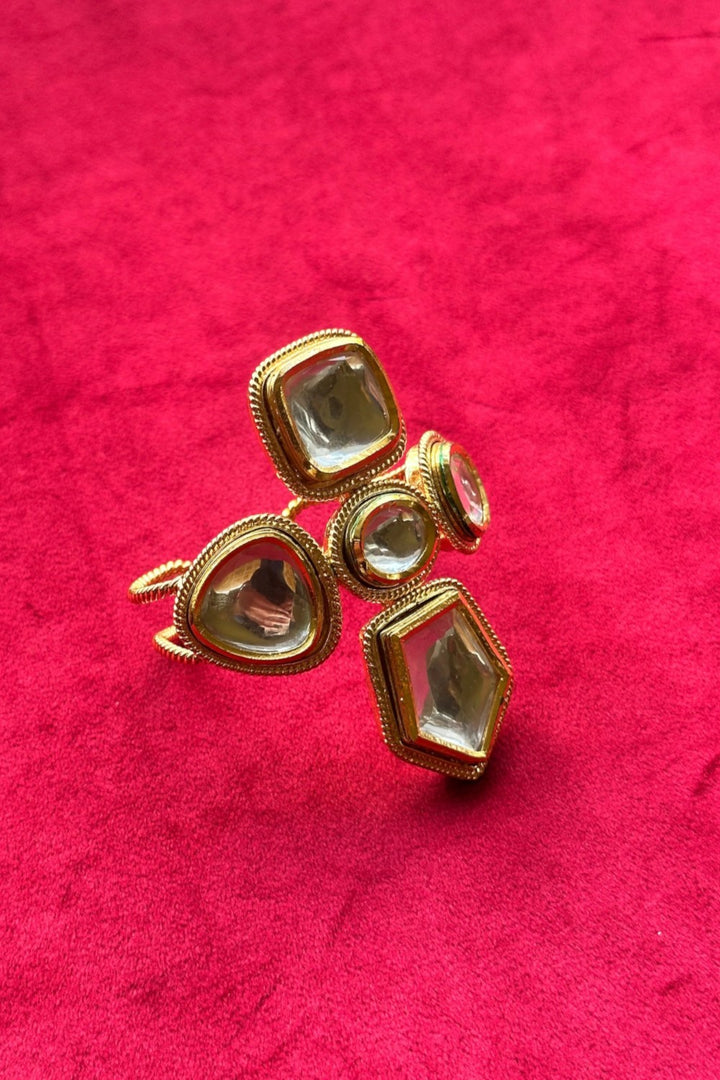 Polki Vatican Handcuff Gold