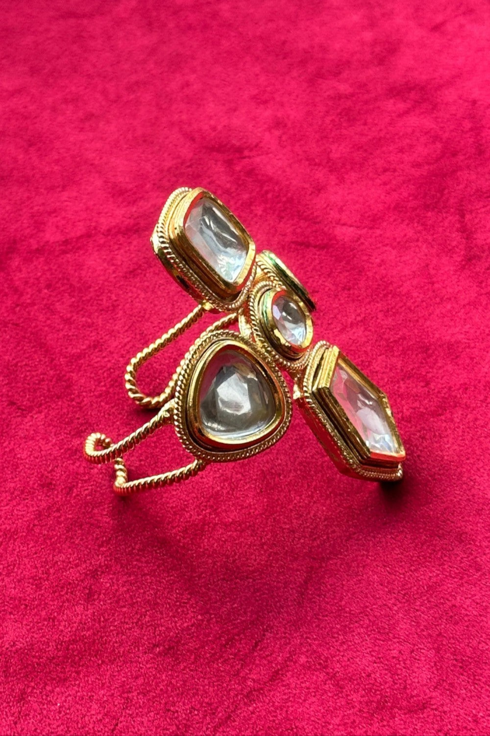 Polki Vatican Handcuff Gold