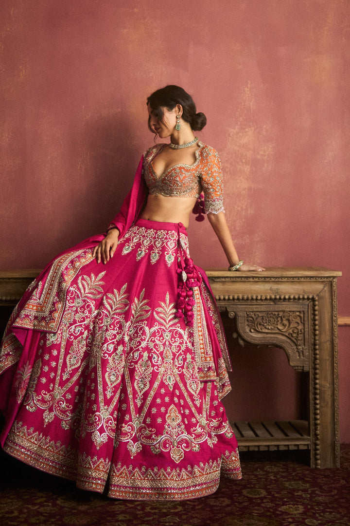 Pink Lehenga Set