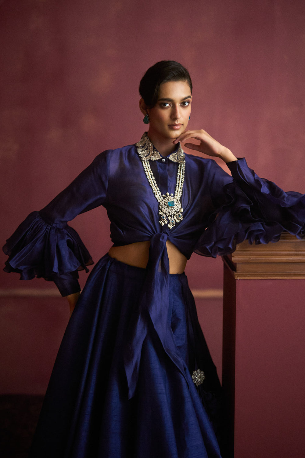 Purple Lehenga Set