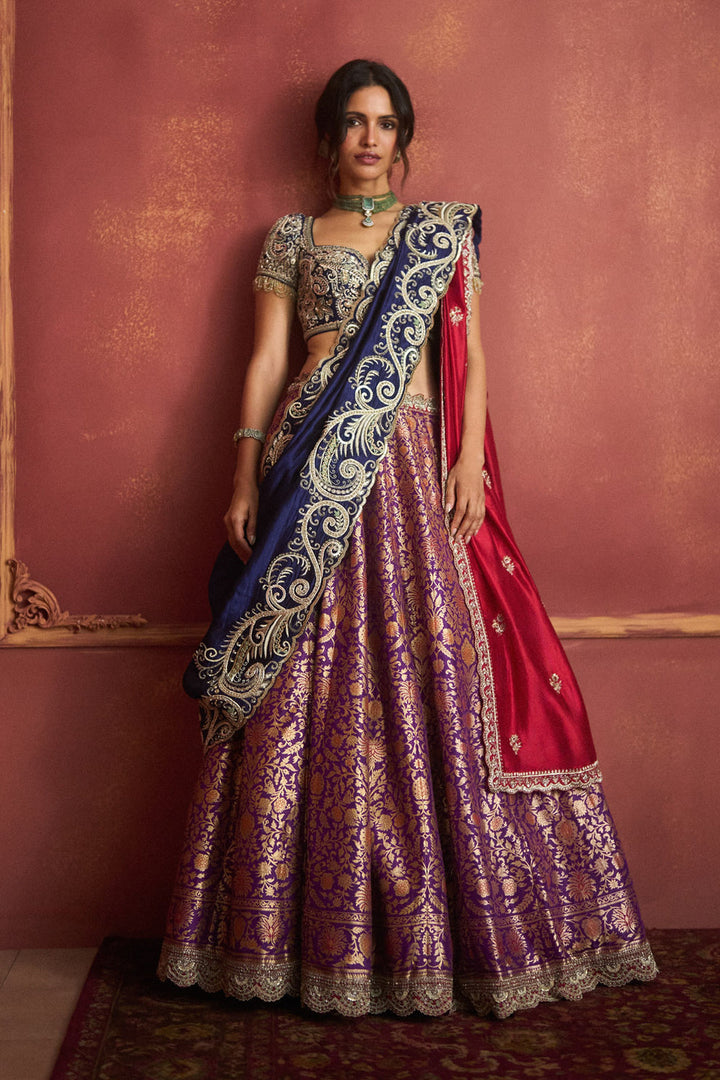 Purple Lehenga Set