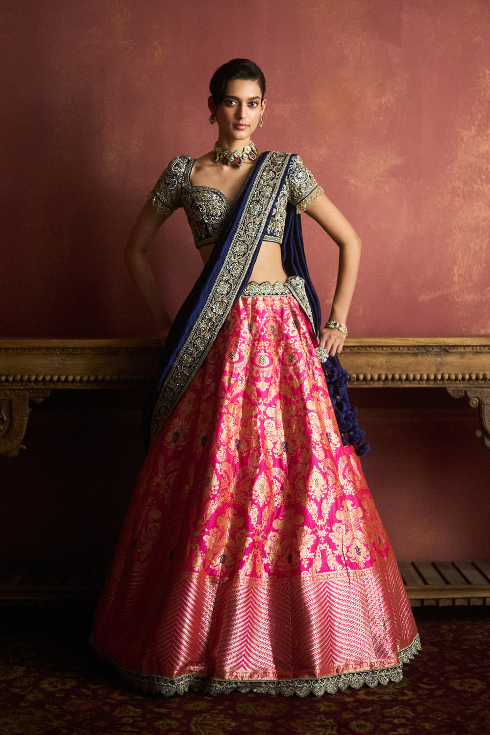 Pink Lehenga Set