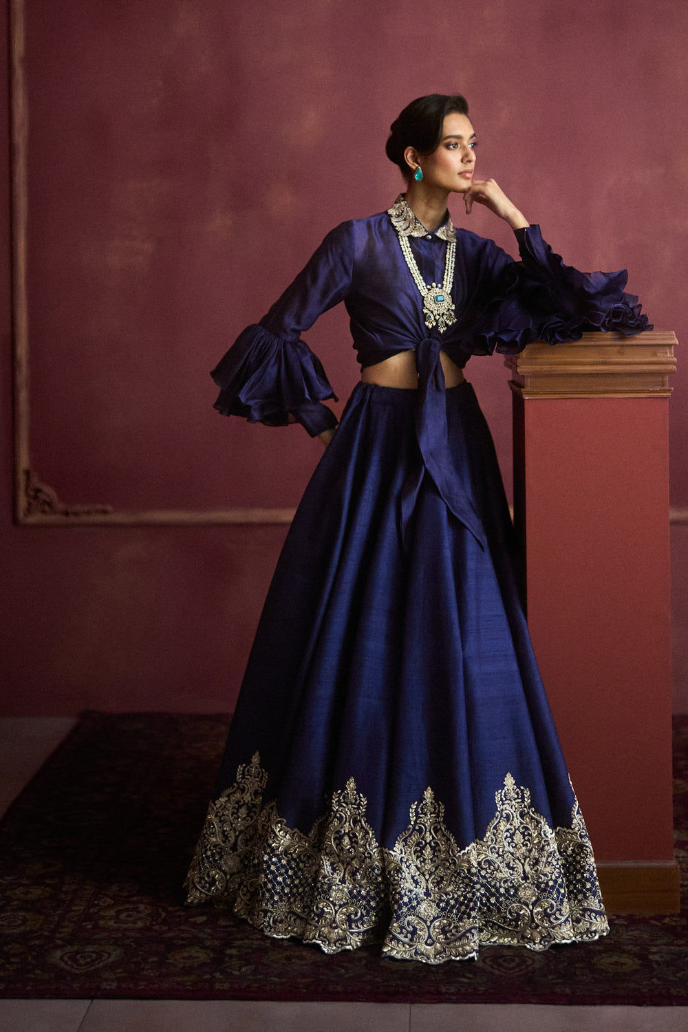 Purple Lehenga Set