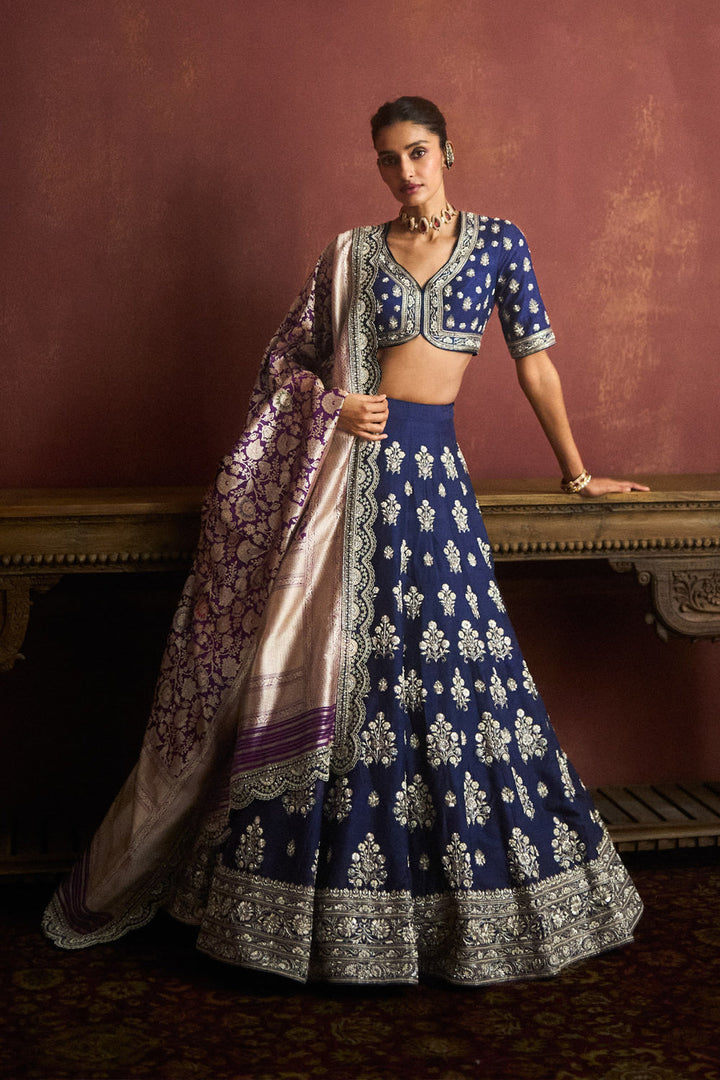 Purple Lehenga Set