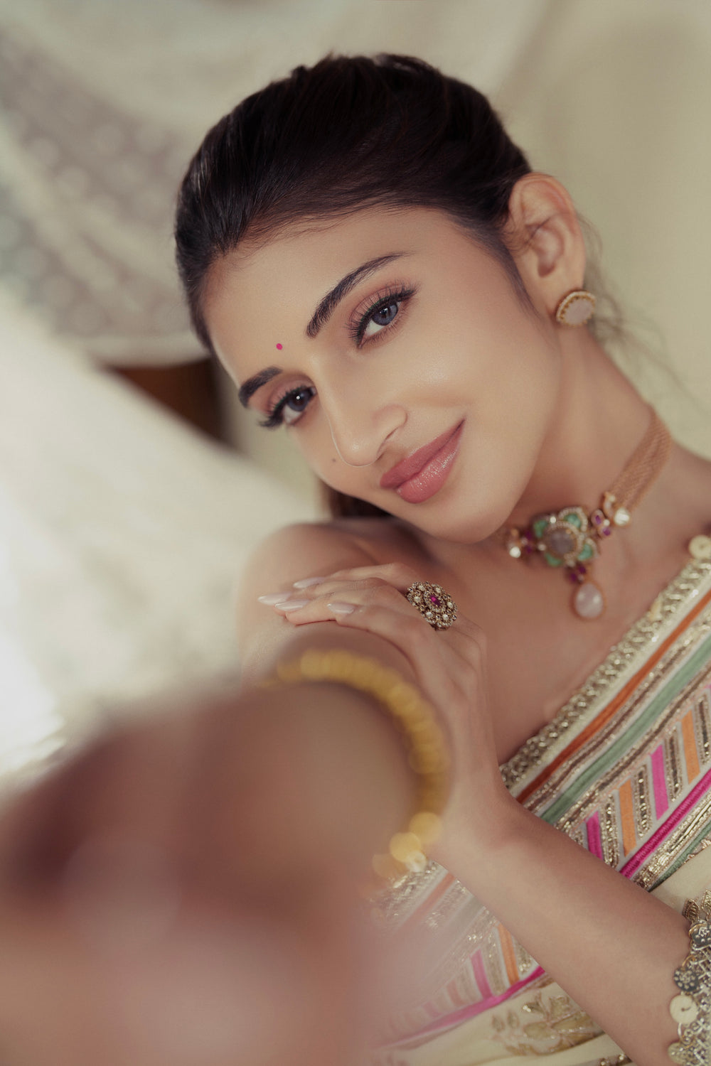 Sreeleela in Zehn Saree Set