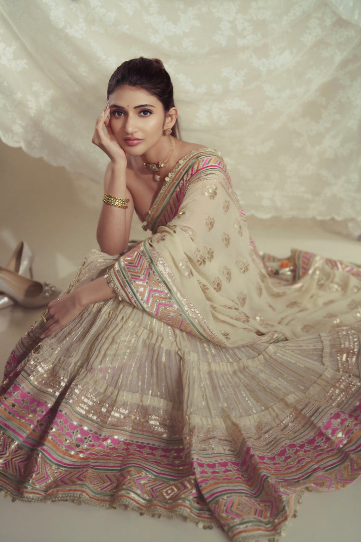 Sreeleela in Zehn Saree Set