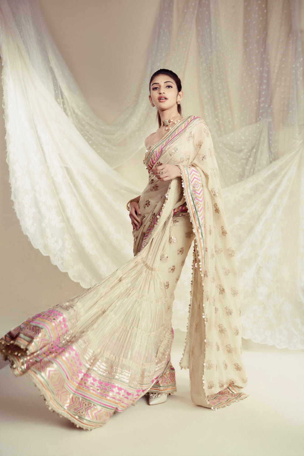 Sreeleela in Zehn Saree Set