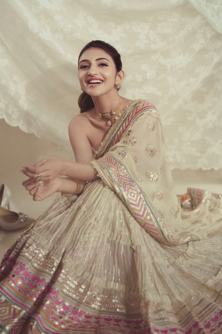 Sreeleela in Zehn Saree Set