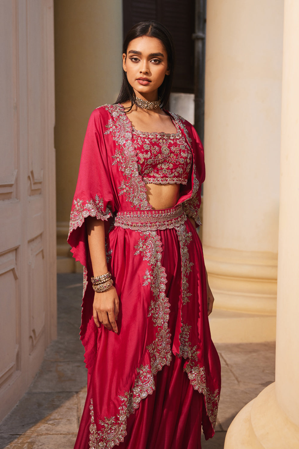 Rani Pink Kurta & Sharara Set