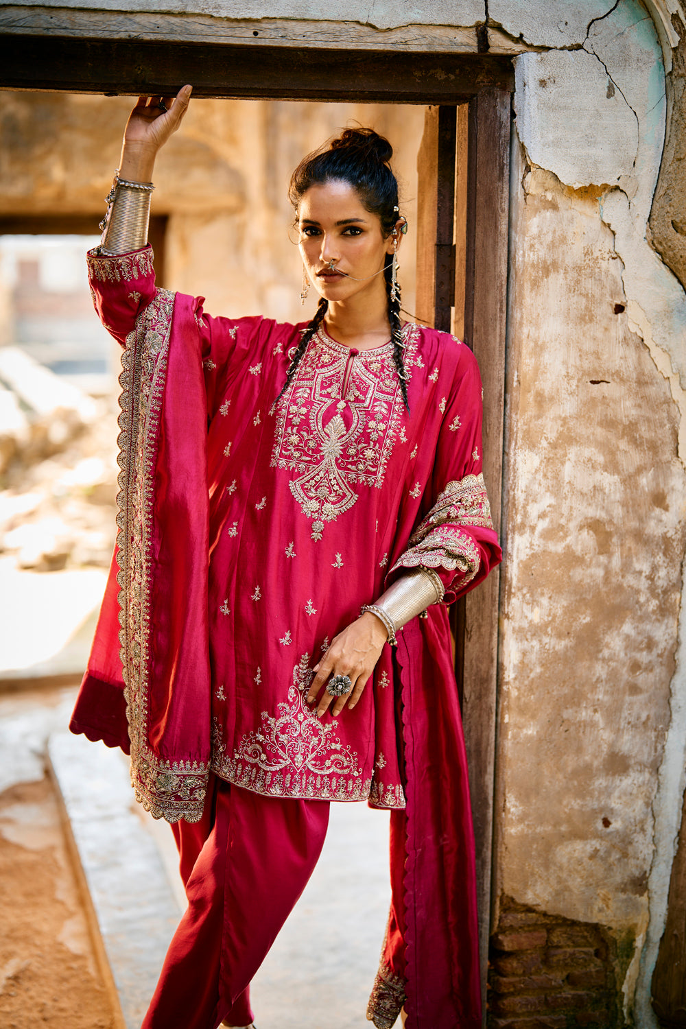 Rani Pink Tunic Set