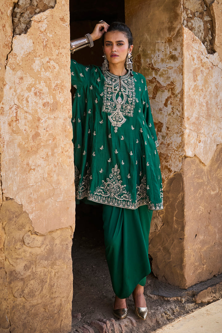 Emerald Green Tunic Set