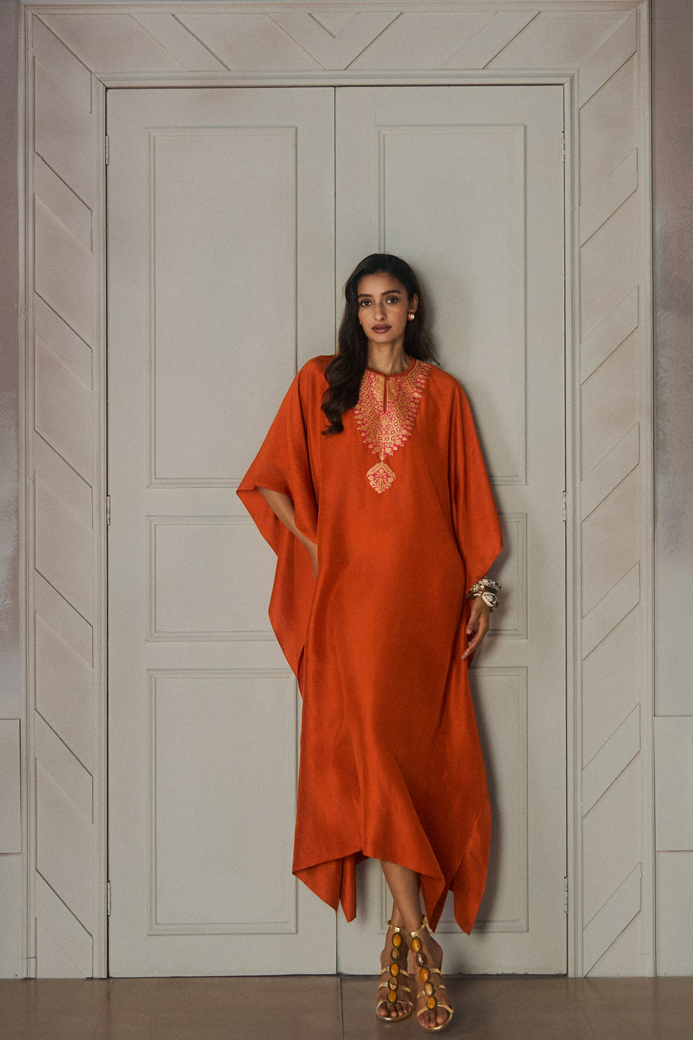 Banaras Patch Kaftan
