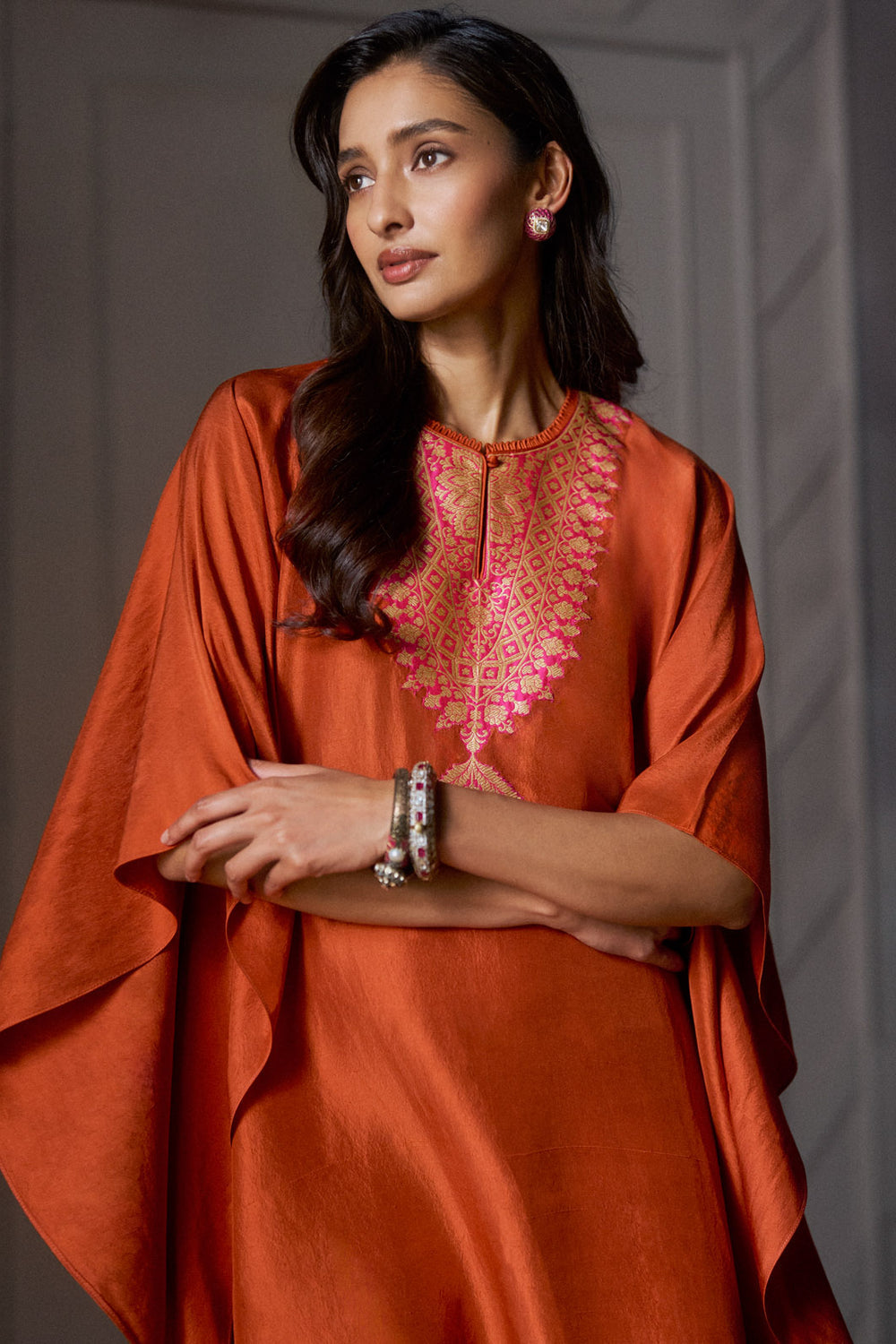 Banaras Patch Kaftan