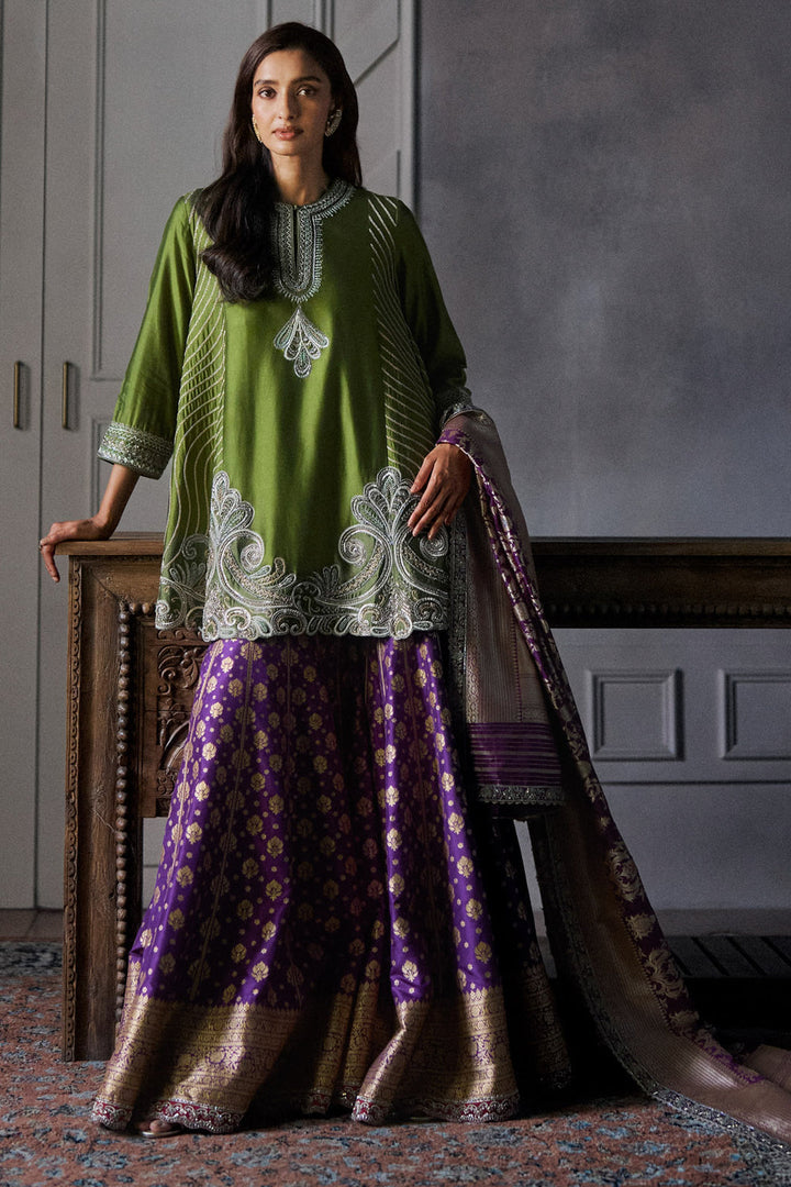 Olive Green Kurta Set