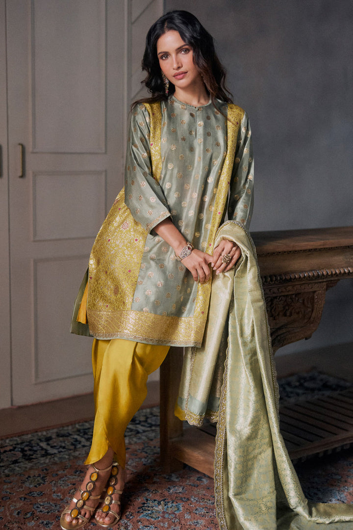 Golden Yellow Kurta Set