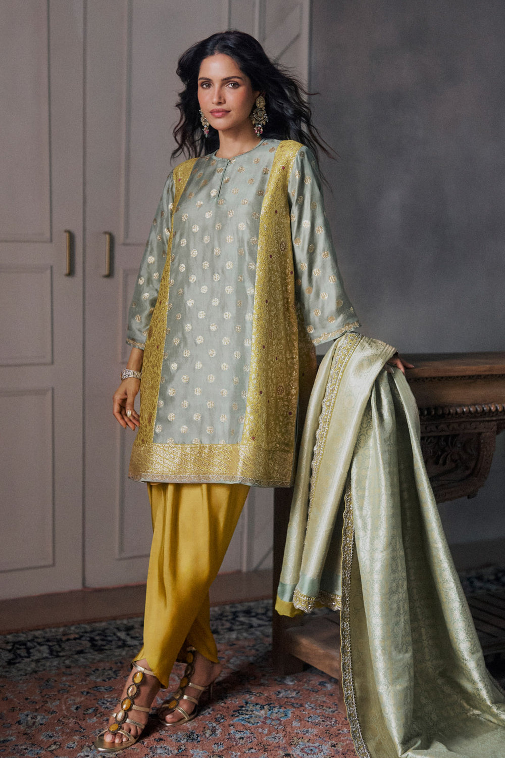 Golden Yellow Kurta Set
