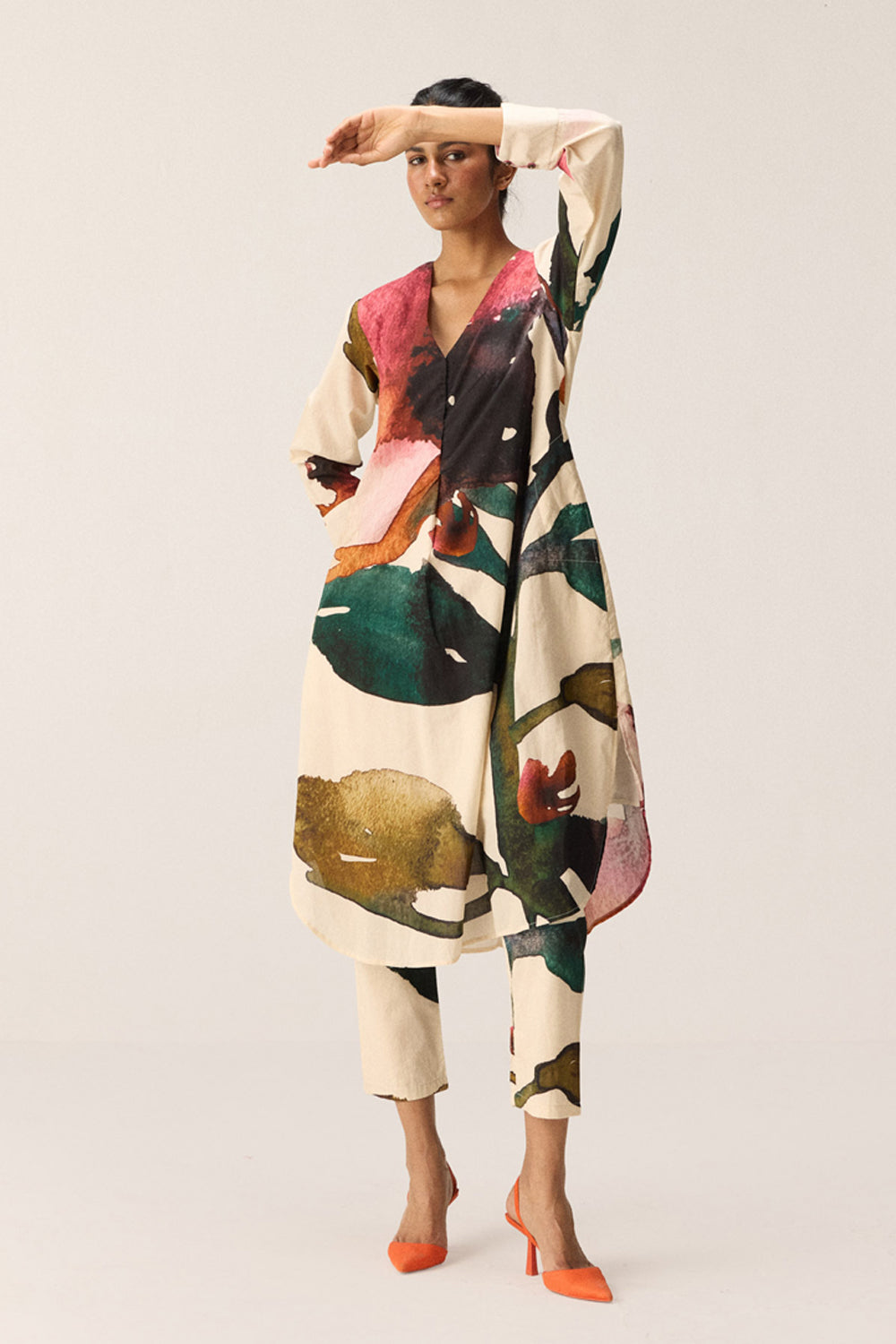 Flora Splash Kurta Set
