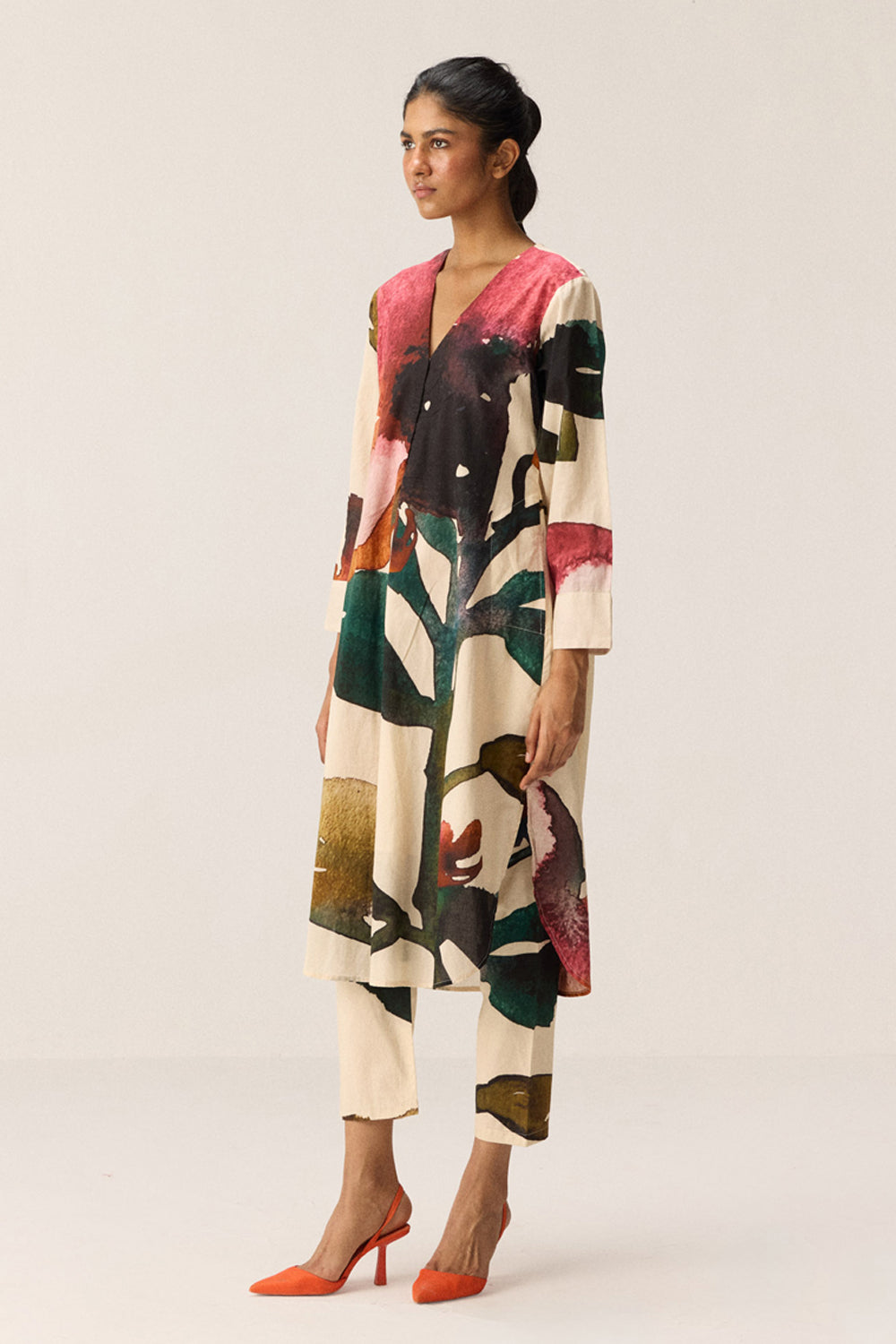 Flora Splash Kurta Set