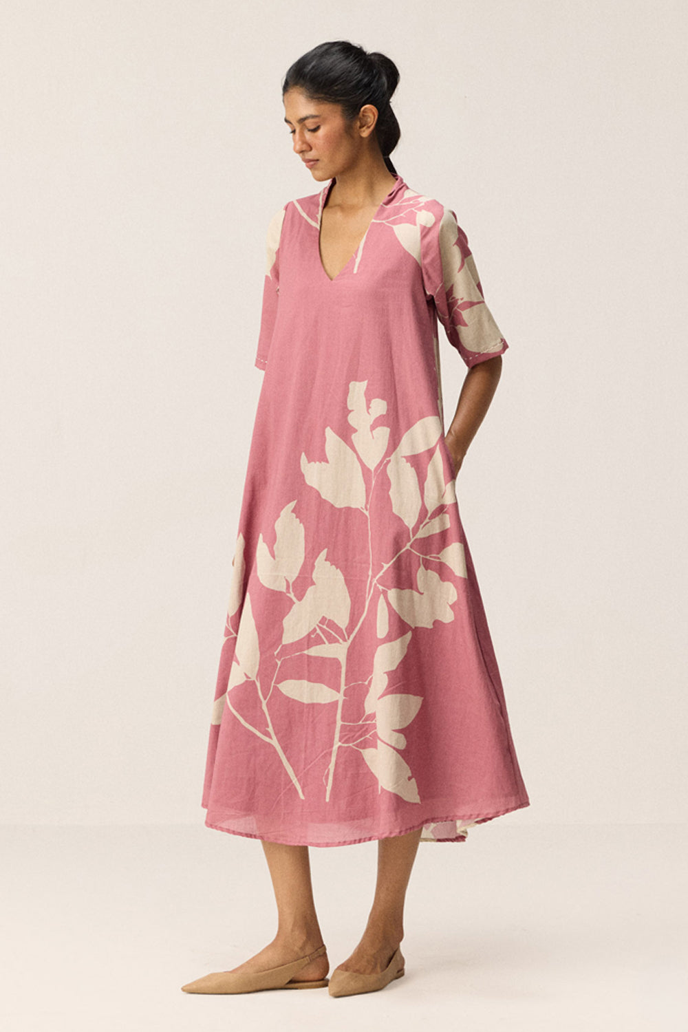 Coral Meadow Dress