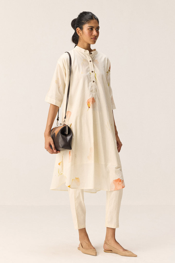 French Hydrangeas Kurta Set