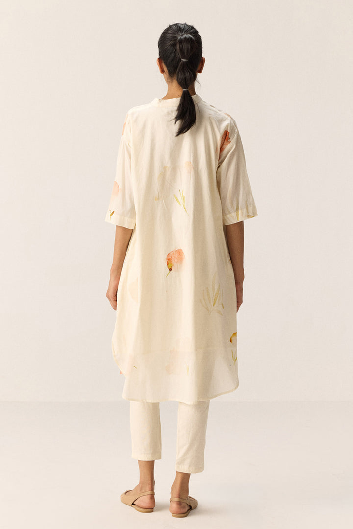 French Hydrangeas Kurta Set