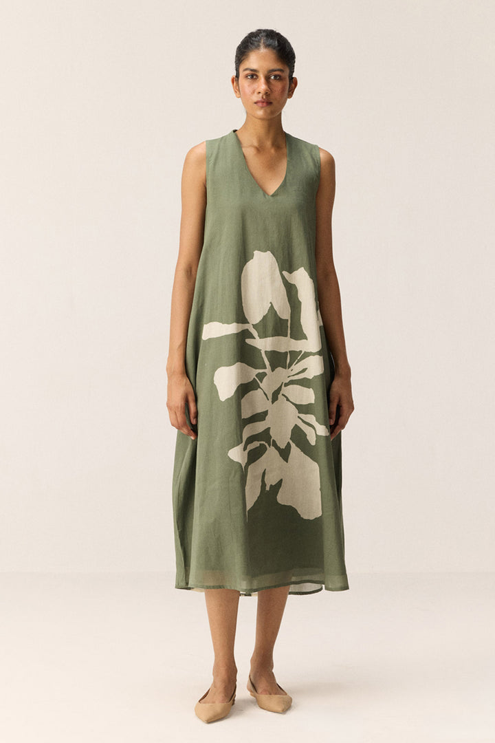 Faded Herb Dress