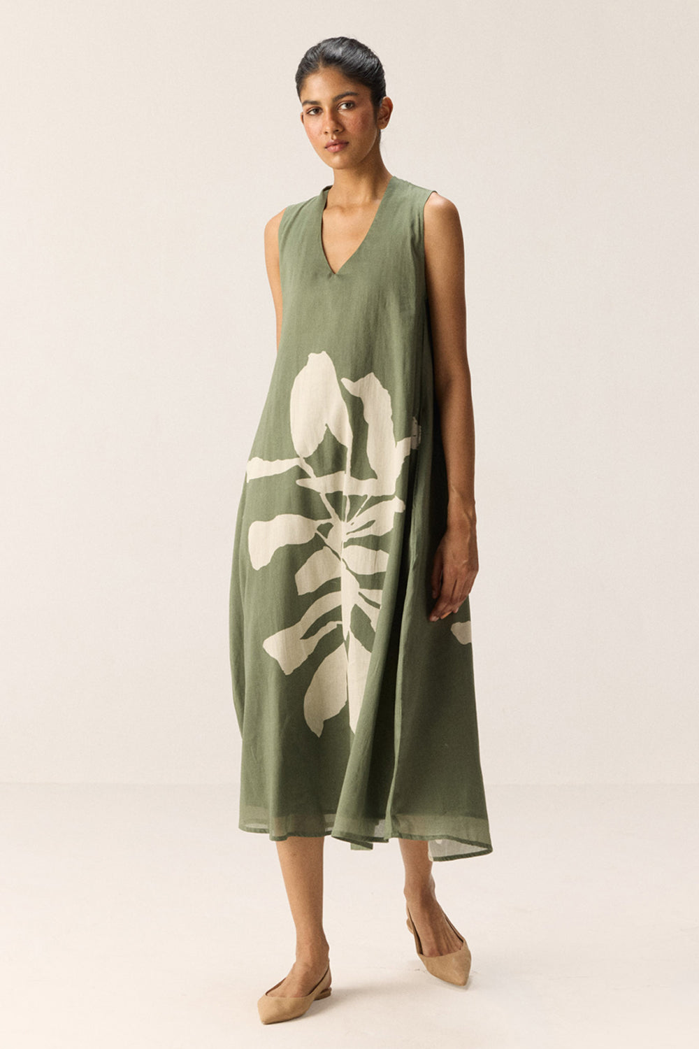 Faded Herb Dress