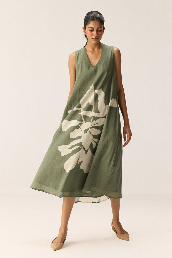 Faded Herb Dress