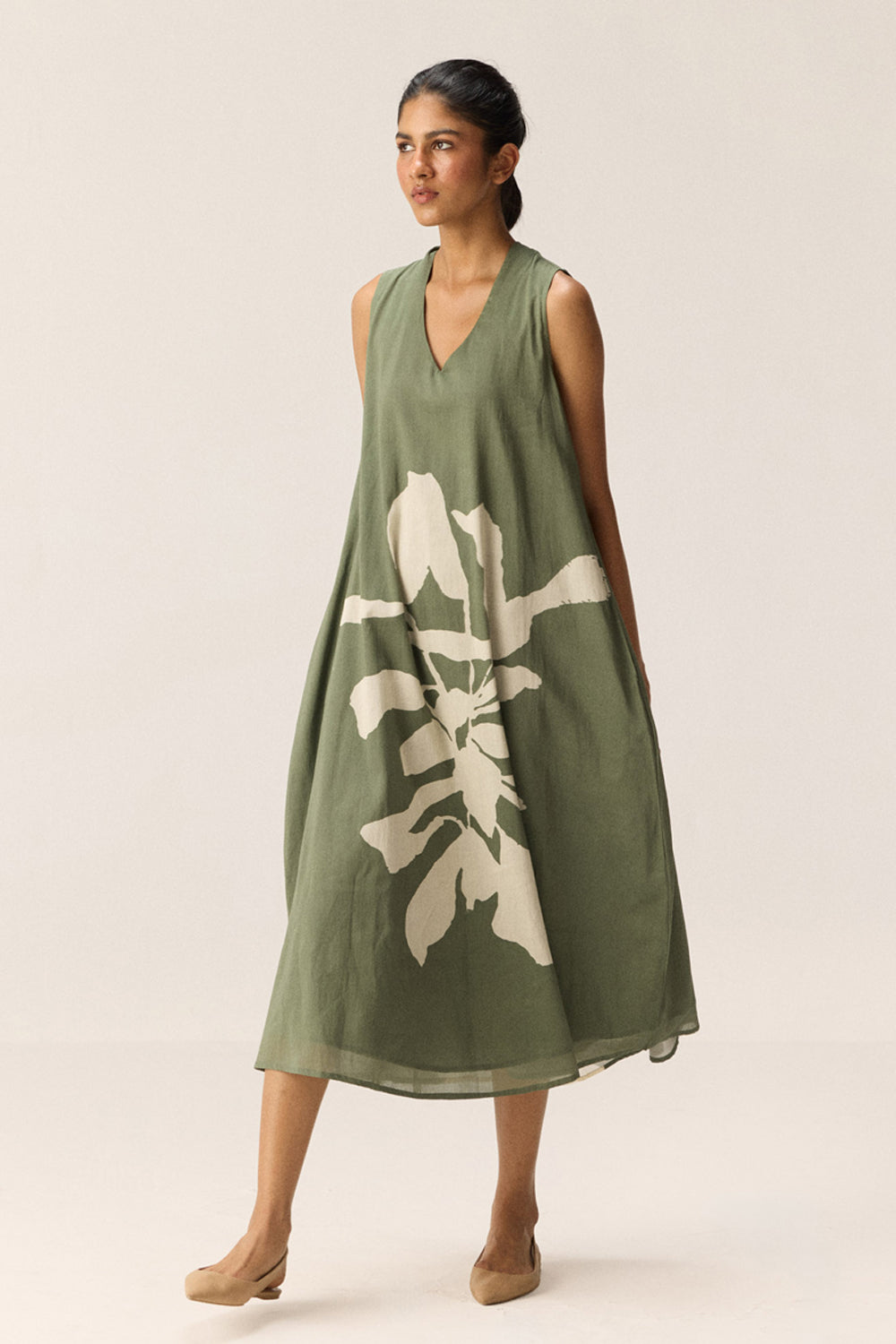 Faded Herb Dress
