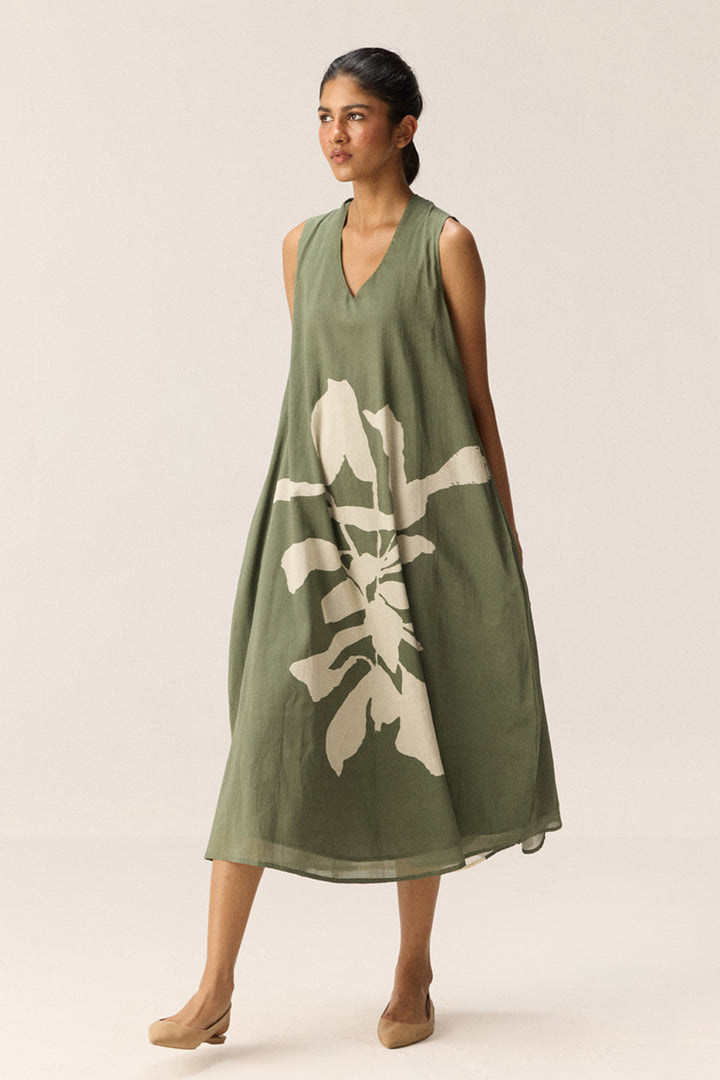 Faded Herb Dress