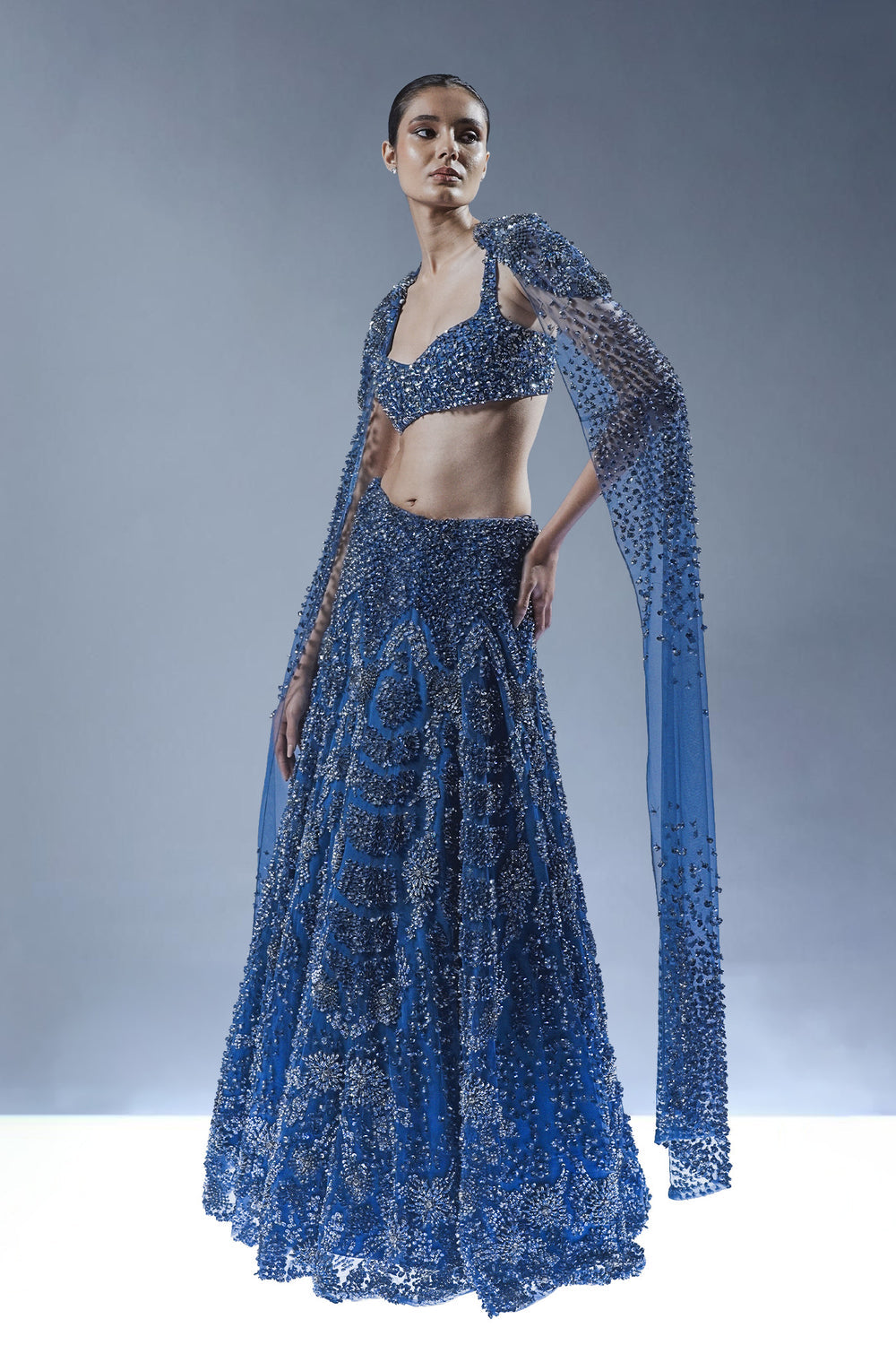 Abyssal Bloom Lehenga Set