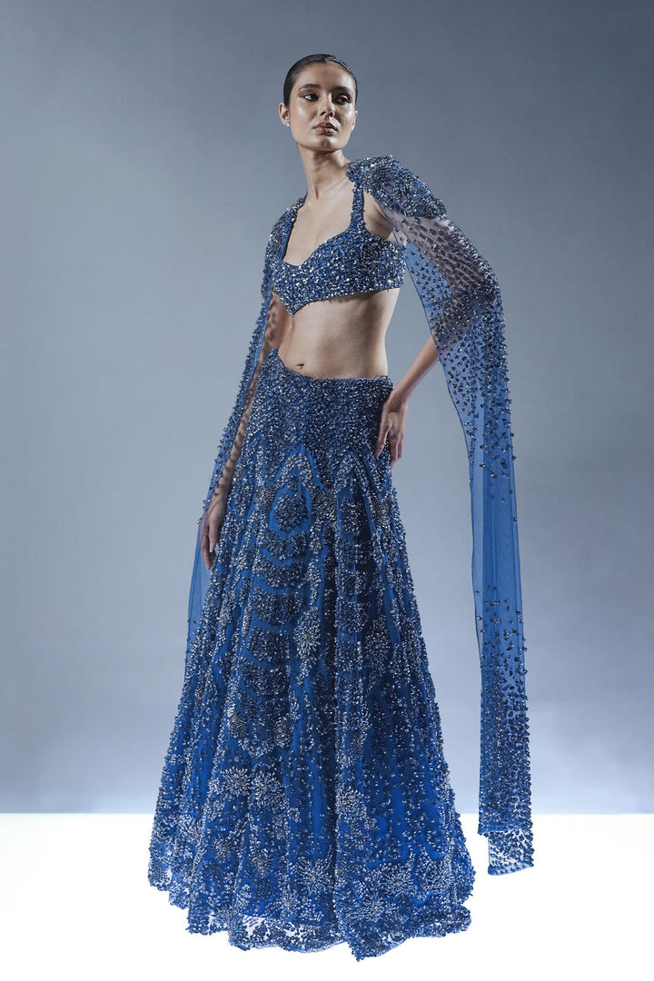 Abyssal Bloom Lehenga Set