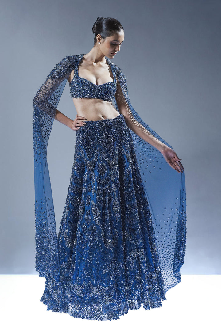 Abyssal Bloom Lehenga Set