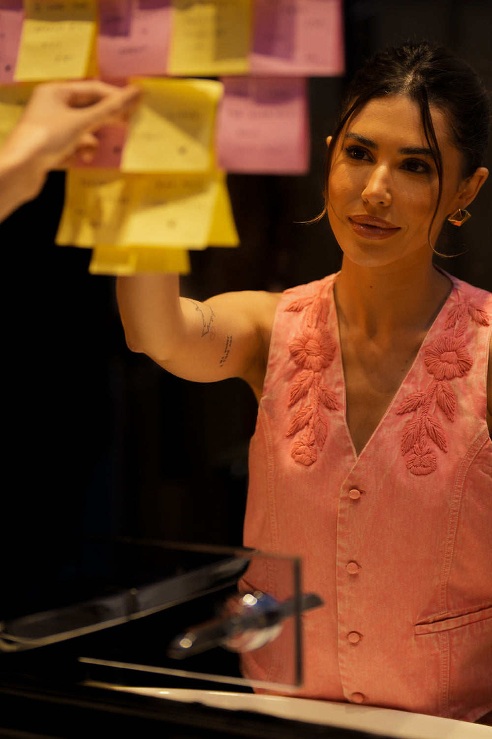 Mirela Denim Set in Pink