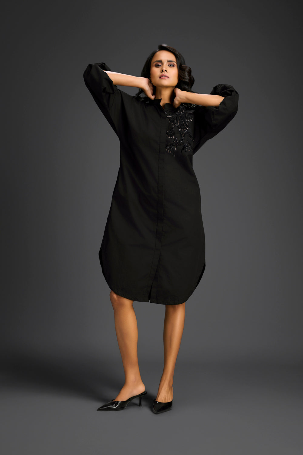 Black Shirt Dress