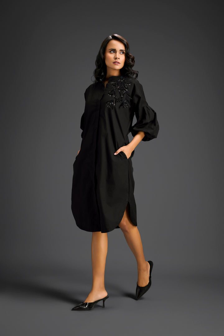 Black Shirt Dress