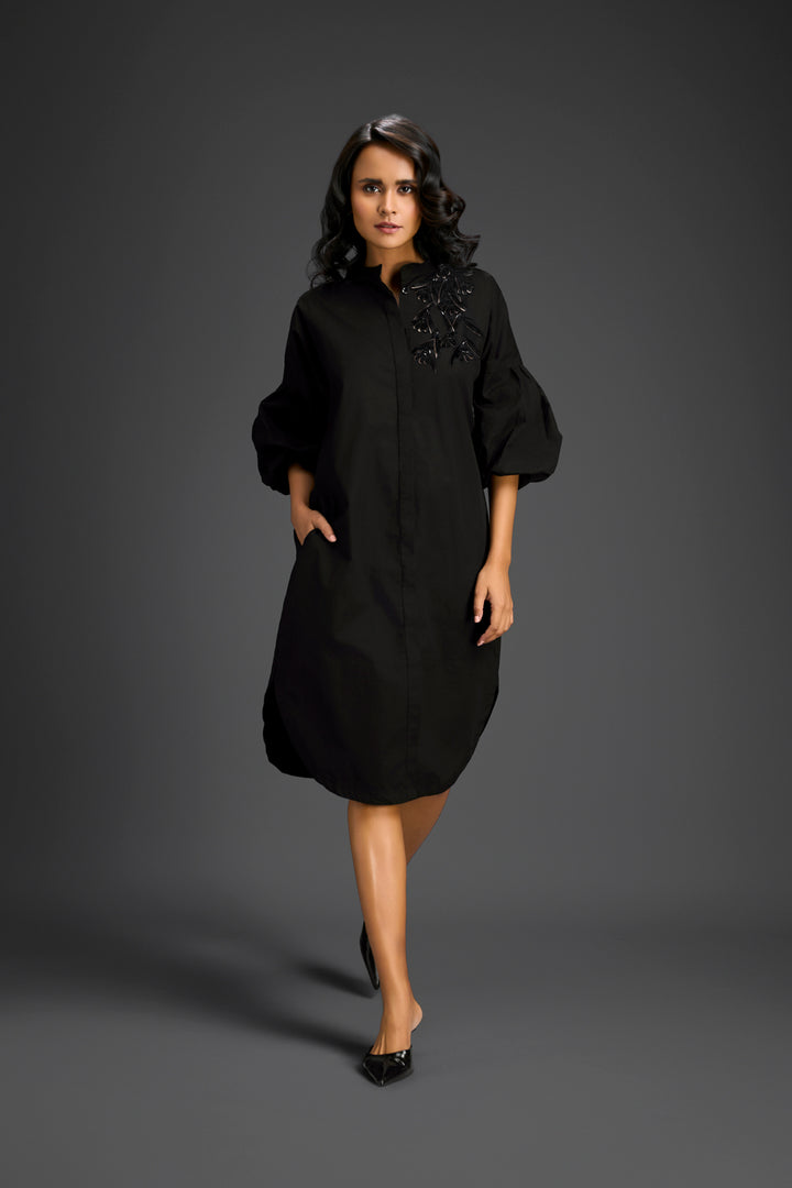 Black Shirt Dress