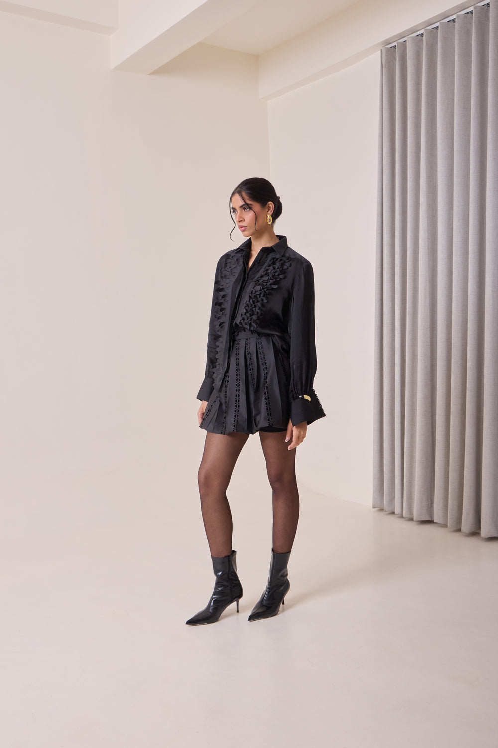 Noir Bubble Skirt