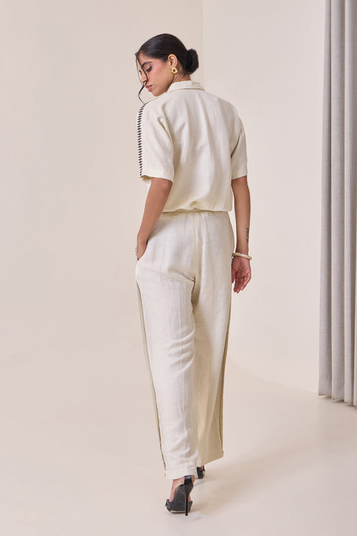 Linen Thread-Work Shirt