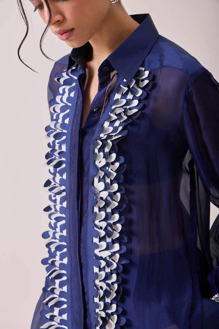 Midnight Art-Cut Shirt